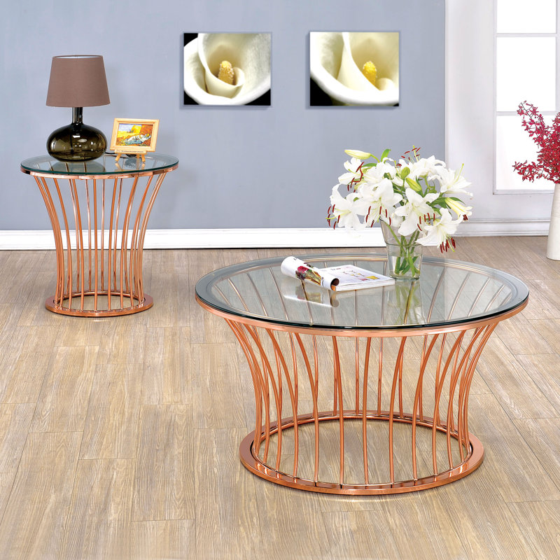 Mercer41 Elene 2 Piece Coffee Table Set Wayfair